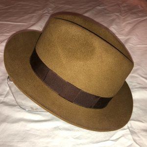 Vintage GUERRA 1855 Brown Felt Hat